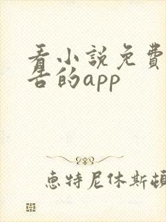 看小说免费无广告的app