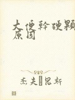 大便干硬颗粒状原因