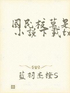国民校草是女生 小说下载txt