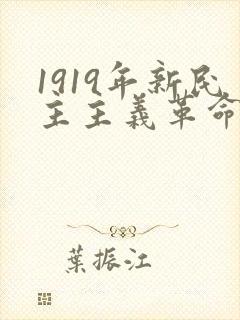 1919年新民主主义革命