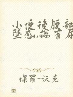 小便后腹部有下坠感,总有尿意