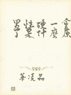 男性硬一会就软了是什么原因