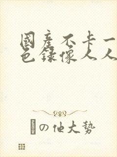 国产不卡一级黄色录像人人在线