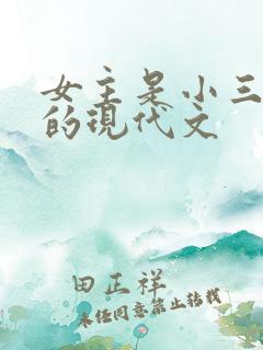 女主是小三上位的现代文