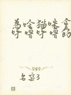 为啥猫咪会发出呼噜呼噜的声音