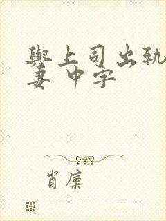 与上司出轨的人妻 中字