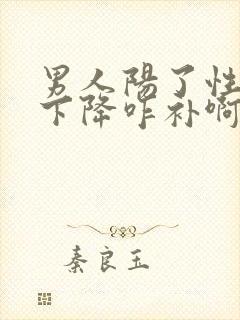 男人阳了性功能下降咋补啊