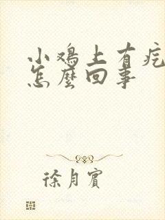 小鸡上有疙瘩是怎么回事