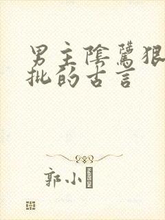 男主阴骘狠戾疯批的古言