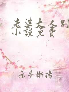 老婆大人别想逃小说免费