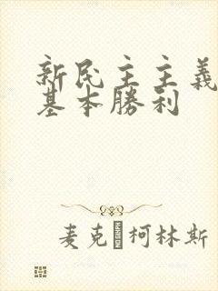 新民主主义革命基本胜利