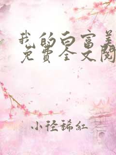 我的白富美老婆免费全文阅读
