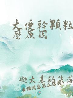 大便干颗粒状什么原因