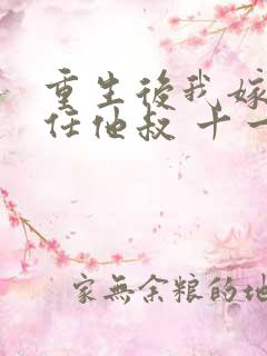 重生后我嫁了前任他叔 十一檀