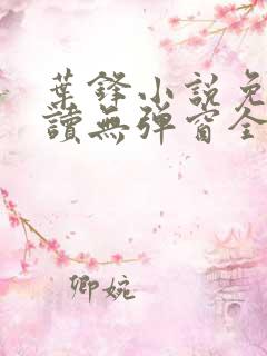 叶锋小说免费阅读无弹窗全文