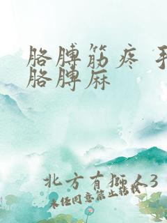 胳膊筋疼 手麻胳膊麻