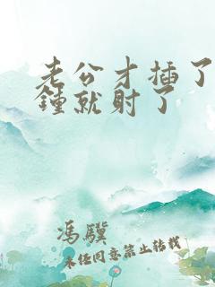 老公才插了几分钟就射了