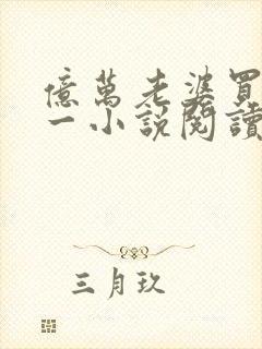 亿万老婆买一送一小说阅读