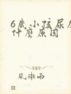 6岁小孩尿床是什么原因