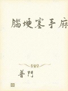 脑埂塞手麻脚麻