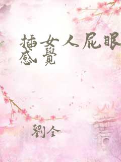 插女人屁眼什么感觉