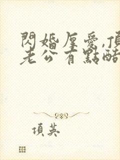 闪婚厚爱,顶级老公有点酷