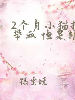 2个月小猫拉稀带血 但是精神很好