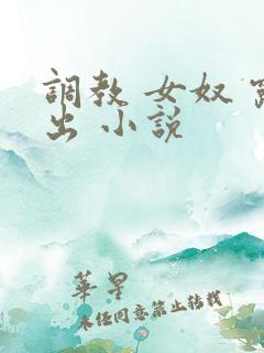 调教 女奴 露出 小说