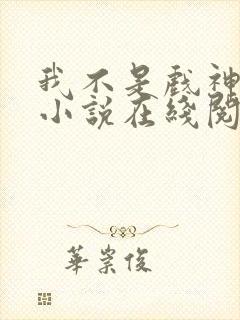 我不是戏神剧情小说在线阅读