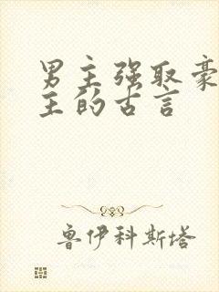 男主强取豪夺女主的古言