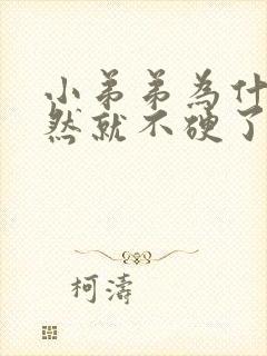 小弟弟为什么突然就不硬了