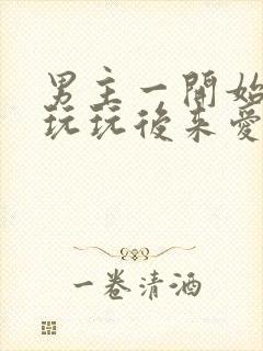 男主一开始只是玩玩后来爱上女主的小说