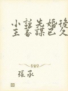 小说先婚后爱男主蓄谋已久