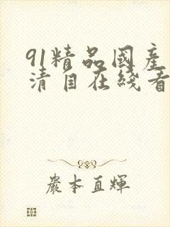 91精品国产高清自在线看超