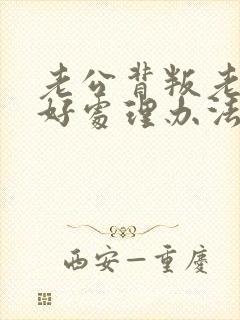 老公背叛老婆最好处理办法