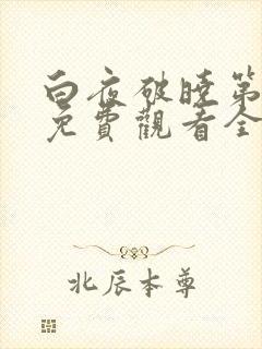 白夜破晓第二季免费观看全集高清