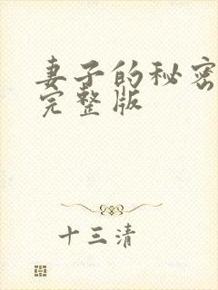 妻子的秘密往事完整版