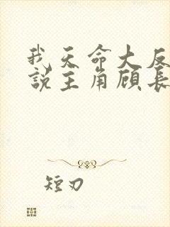 我天命大反派小说主角顾长歌