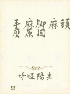 手麻脚麻头昏什么原因