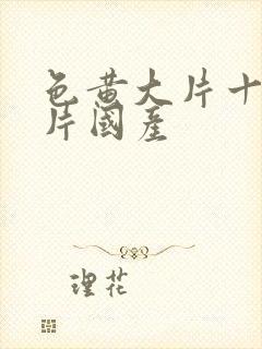 色黄大片十大禁片国产