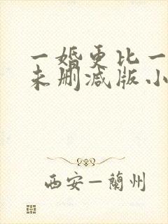 一婚更比一婚高未删减版小说