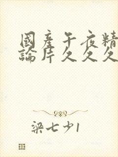 国产午夜精品理论片久久久久