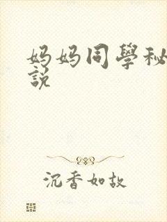 妈妈同学秘密小说