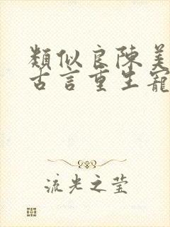 类似良陈美锦的古言重生宠文