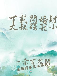 下载闪婚财阀:大叔强宠小娇妻小说主人公