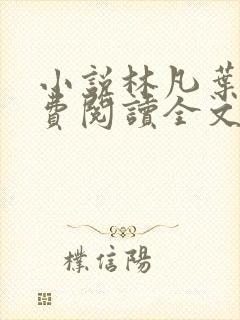 小说林凡叶惜免费阅读全文最新章节