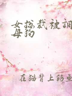 女总裁被调教成母狗