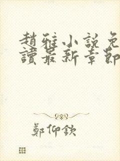 赵雅小说免费阅读最新章节