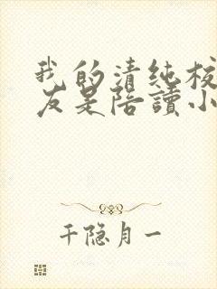 我的清纯校花女友是陪读小说