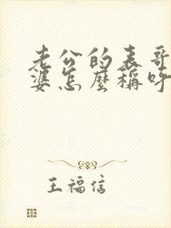 老公的表哥的老婆怎么称呼